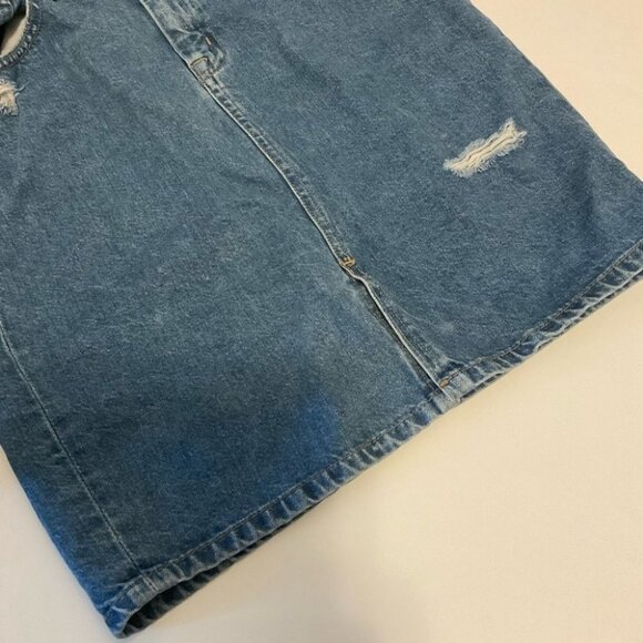 Frank & Oak Distressed Denim Skirt - Picture 4 of 5